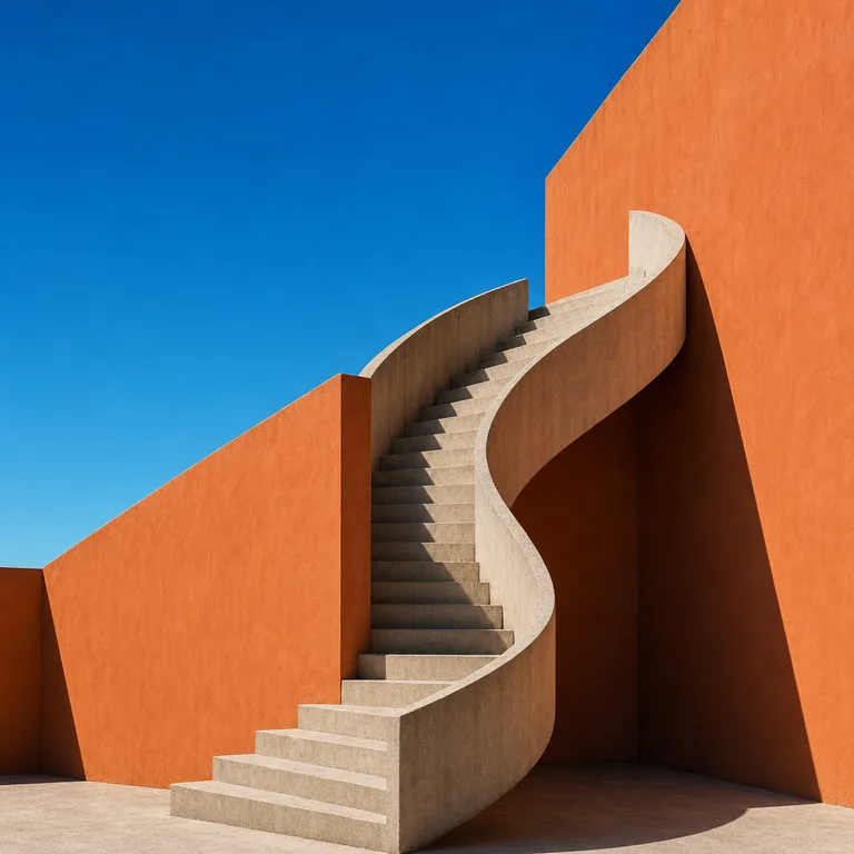 Terracotta Staircase Geometry