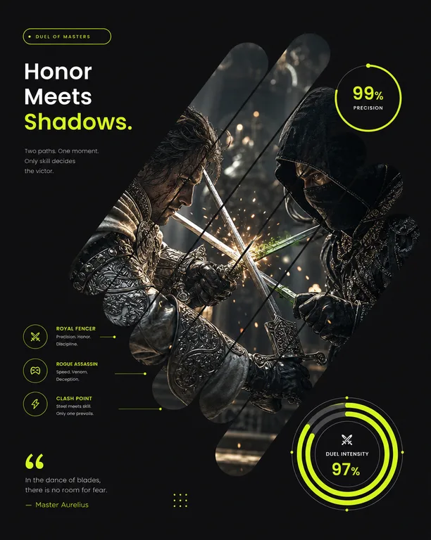 Clash Of Steel And Shadow
