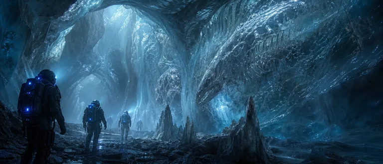 Europa Ice Cave Expedition