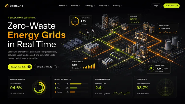 SolaraGrid Intelligent Energy Orchestration