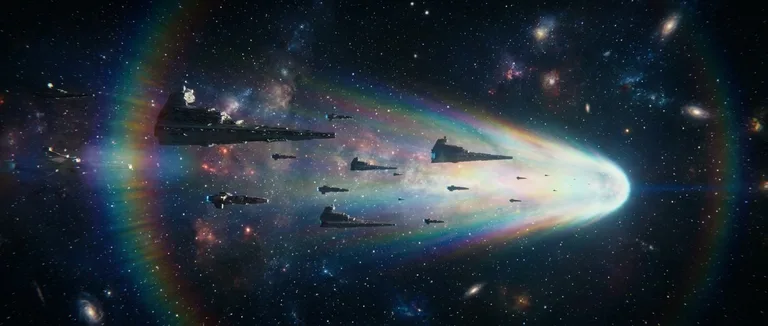 Celestial Armada In Comet Wake