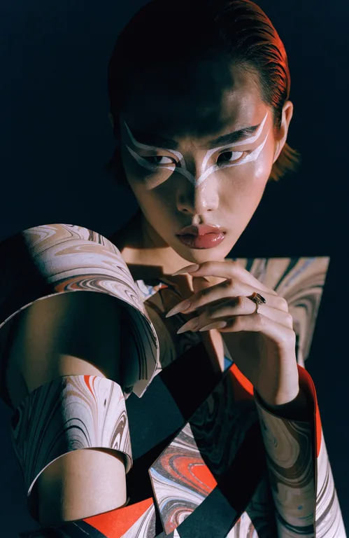 Geometric Avant Garde Portrait