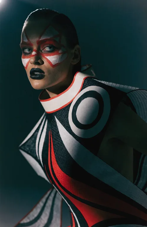 Geometric Avant Garde Portrait