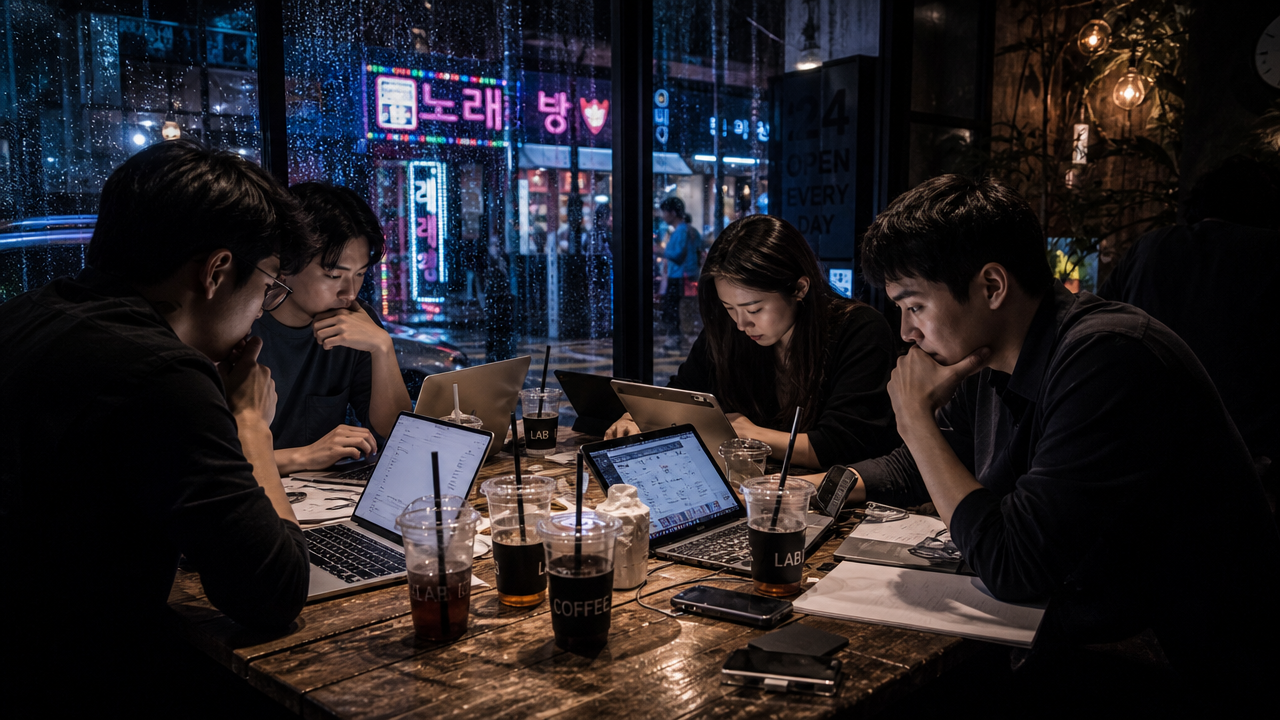 Midnight Fintech Strategy Session Hongdae Hustle