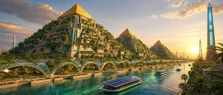 Solarpunk Giza Ecopolis