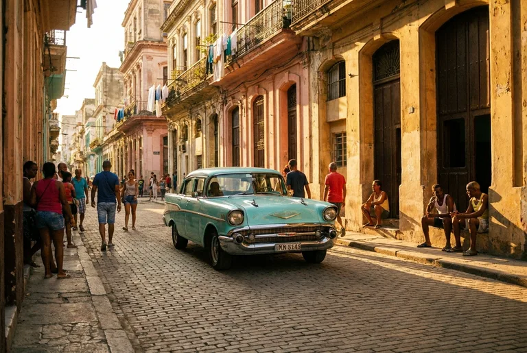 Havana Sunset Vintage Cruise