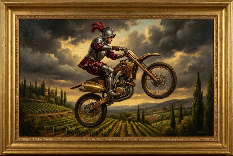 Renaissance Rider Midair