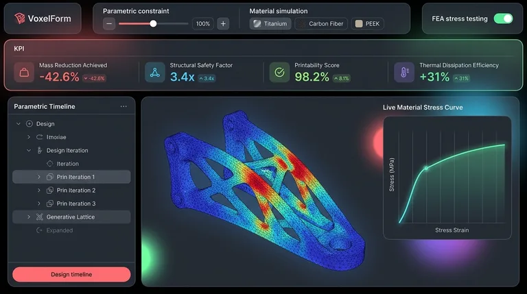 VoxelForm Industrial Engineering Interface
