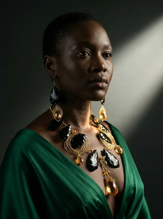Queen Of Obsidian And Gold