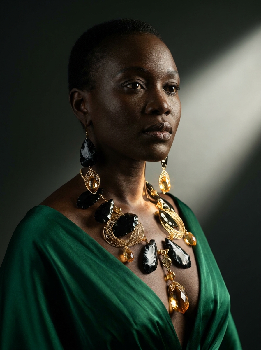 Queen Of Obsidian And Gold