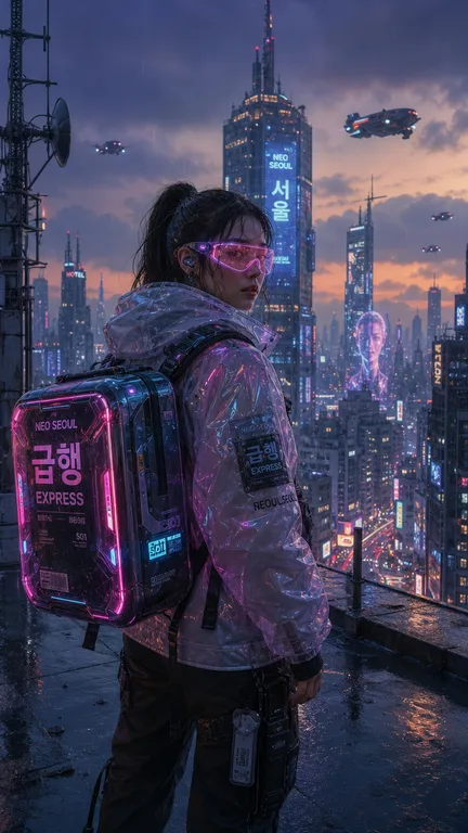 Neo Seoul Courier Rooftop Vigil