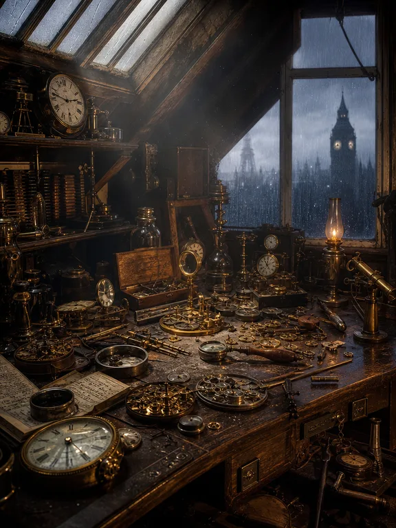 Victorian Watchmaker Attic Workshop