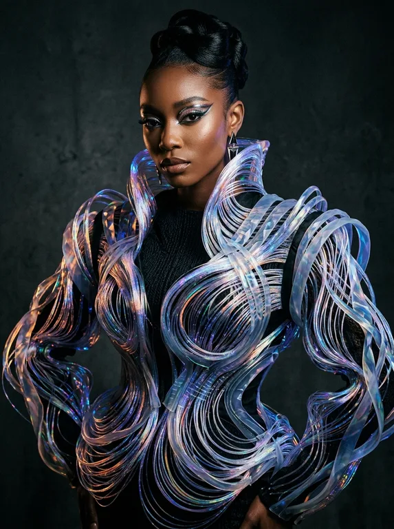 Prismatic Fiber Couture