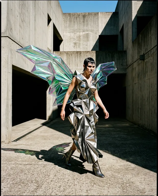 Sculptural Origami Wings