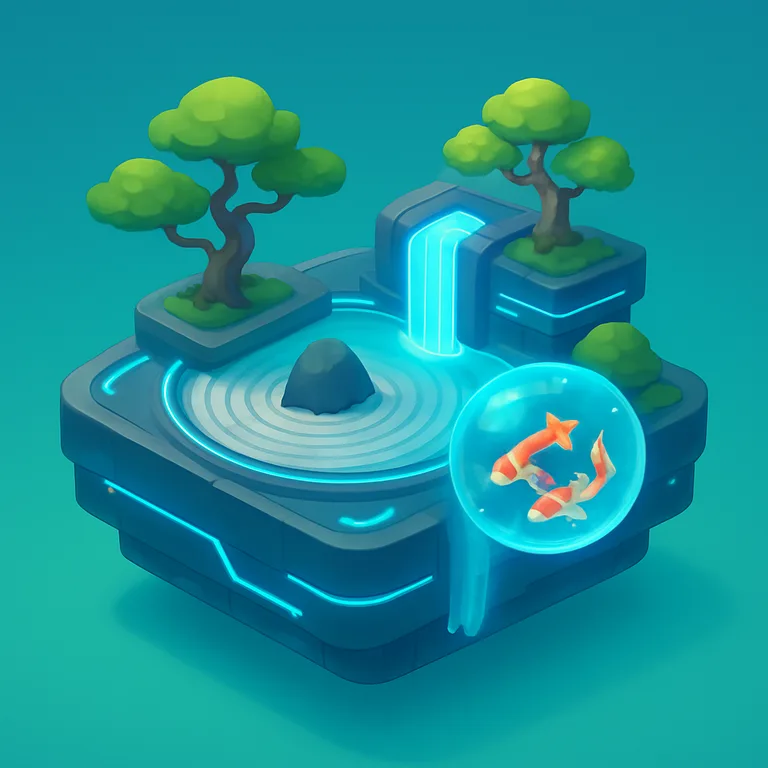 Floating Cyber Zen Sanctuary
