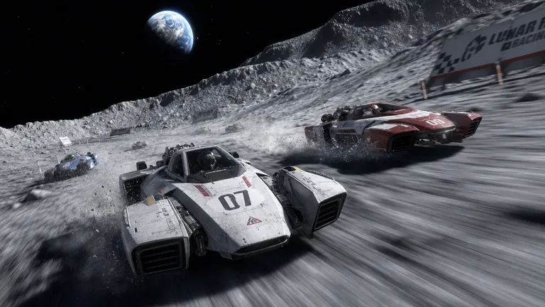 Lunar Speeders Racing Earthbound
