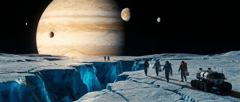 Europa Expedition Under Jupiter