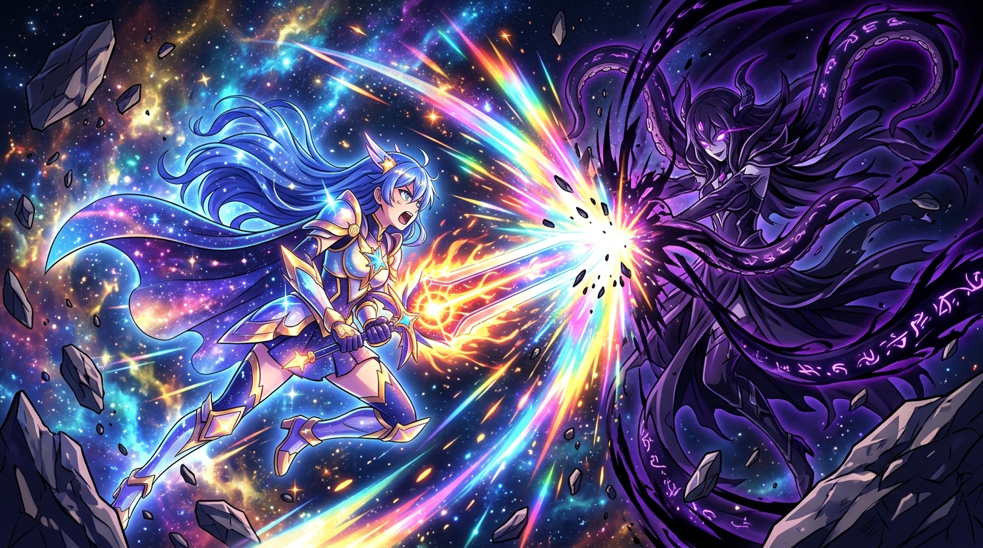 Starlight Blade Versus Abyssal Queen