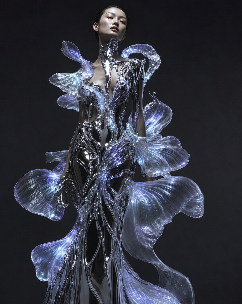 Chrome Petal Haute Couture