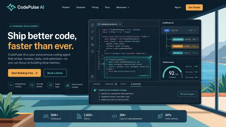 CodePulse AI Interface Design
