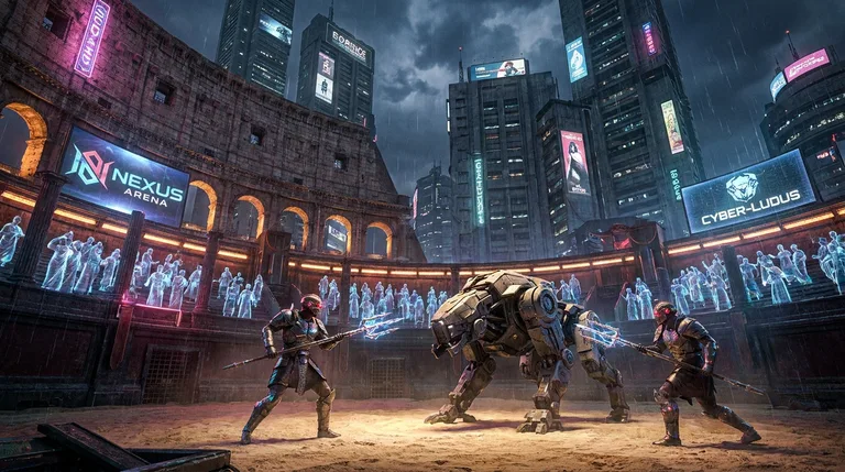 Cybernetic Arena Gladiator Clash