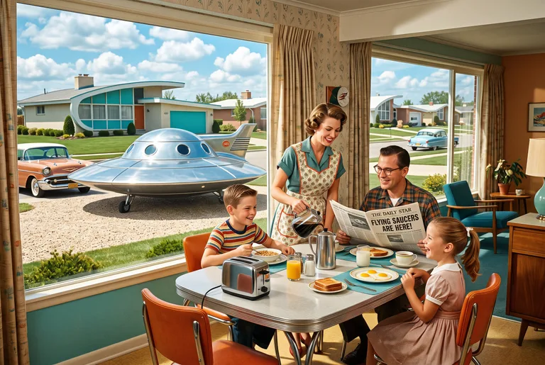 Breakfast With A Flying Saucer
