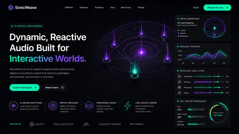 SonicWeave Spatial Audio Interface