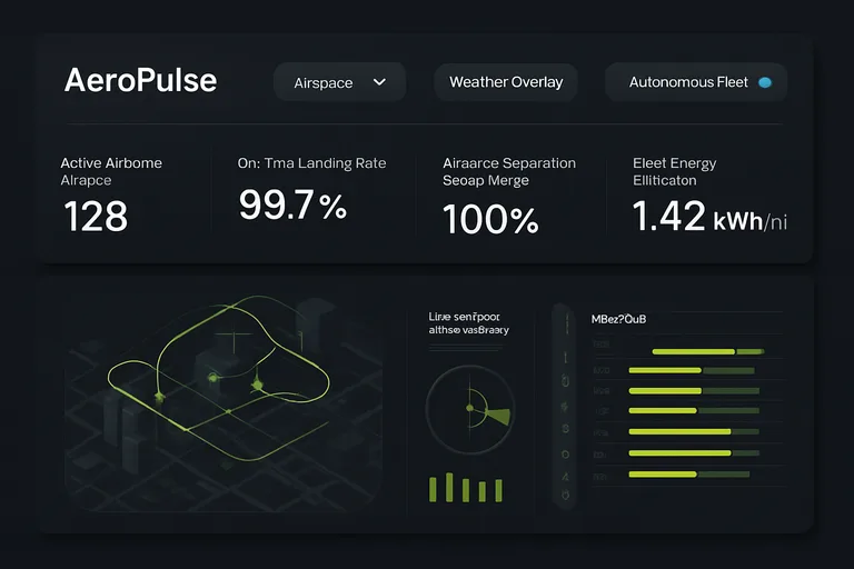 AeroPulse Urban Airspace Dashboard