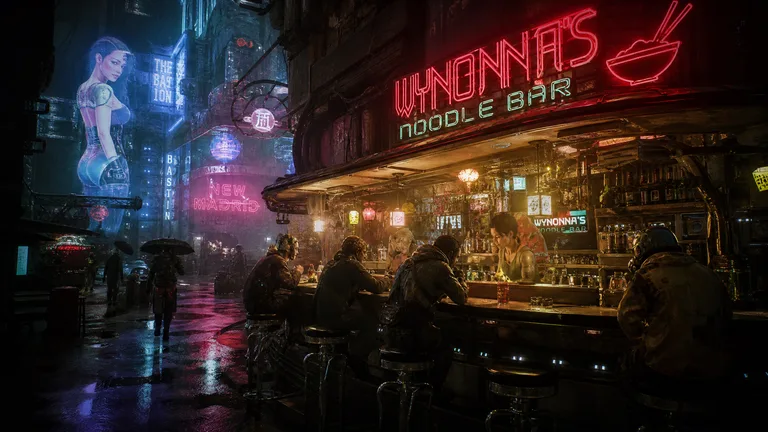 Neon Noodle Alley
