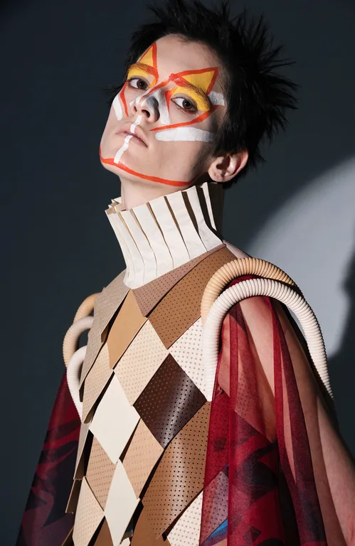 Geometric Avant Garde Portrait