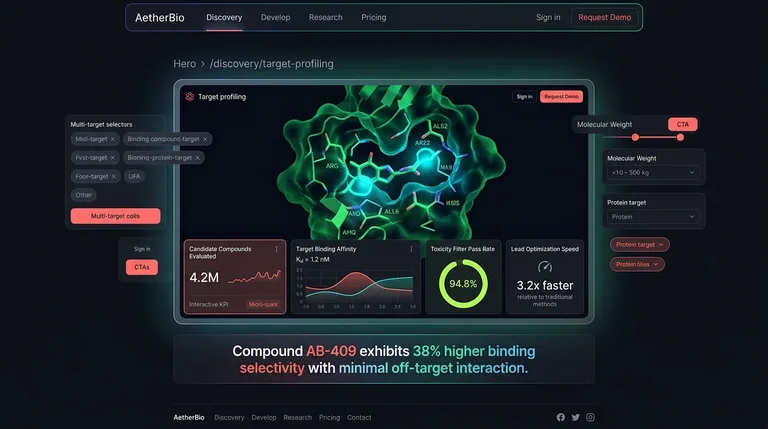 AetherBio AI Discovery Dashboard