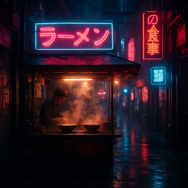 Neon Ramen Alley Nights