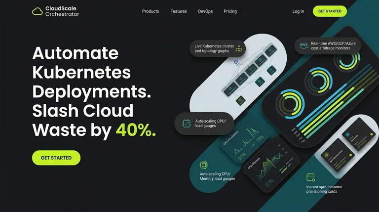 CloudScale Orchestrator Dashboard Interface