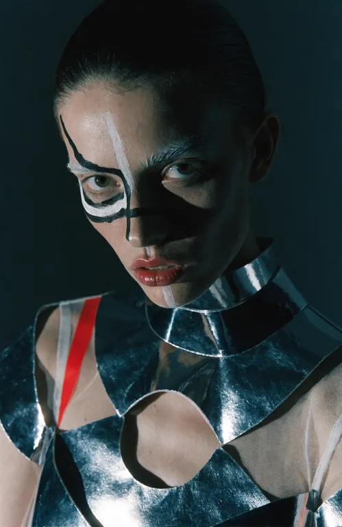 Geometric Avant Garde Portrait