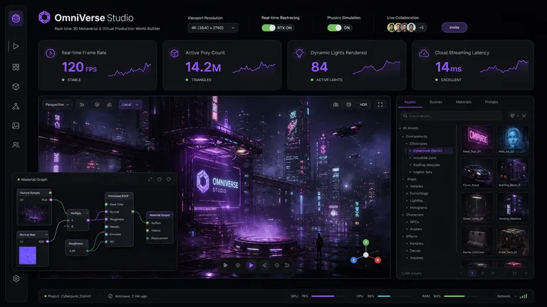 OmniVerse Studio Interface