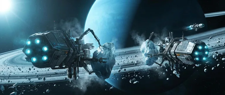 Icy Ring Mining Operations
